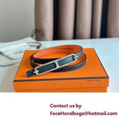 Hermes Roulis belt buckle  &  Reversible leather strap 13 mm 11 2023